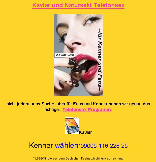Kaviar Telefonsex