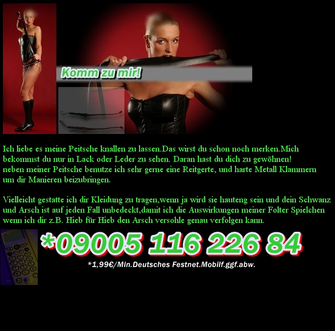 Domina mit Peitsche
