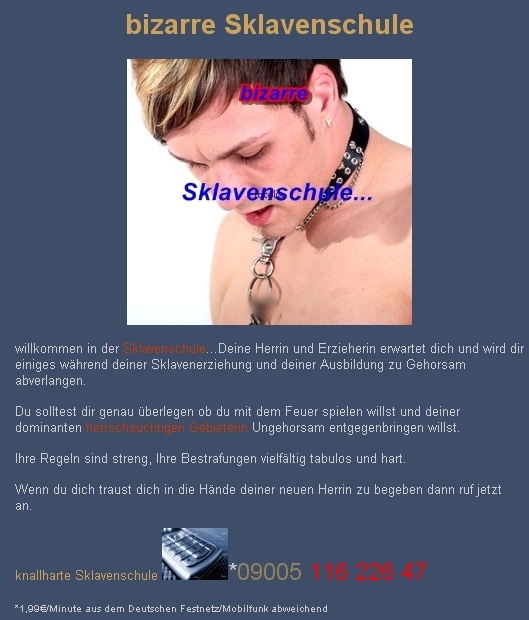 Bestrafungen vielfältig tabulos und hart